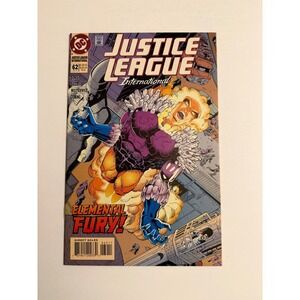 Justice League International 62 Comic Book Elemental Fury DC Comics